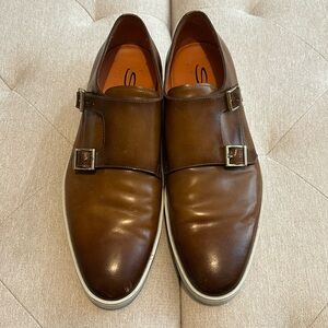 Santoni Italian leather dress shoes